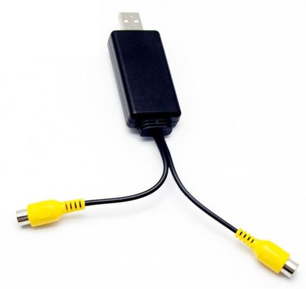 USB-CVBS адаптер (RCA тюльпаны) видеовыхода для Android-магнитол