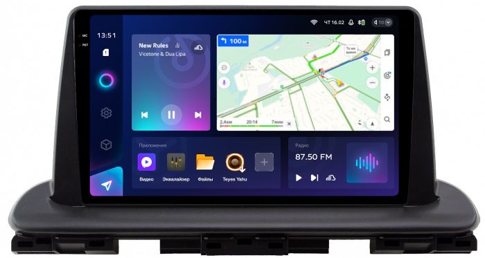 Магнитола для KIA Cerato 4 2018+ - Teyes CC3-2K QLed Android 10, Быстрая, SIM-слот, CarPlay