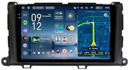 Магнитола для Toyota Sienna 3 2010-2014 - Teyes CC4-PRO монитор 9.5" 2K QLED на Android 13, Snapdragon 778G, ИИ, CarPlay, DSP, 4G SIM-слот