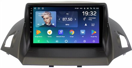 Магнитола для Ford Kuga 2 2012-2019 (без SYNC) - Teyes CC2 PLUS монитор 9" QLED на Android 10, ТОП процессор, 4Гб+64Гб, 4G SIM-слот