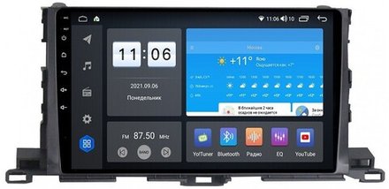 Магнитола для Toyota Highlander 3 2014-2020 - ZX389R10-7862 Android 10, ТОП процессор, SIM-слот