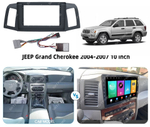 Магнитола для Jeep Grand Cherokee 2004-2007 - Kuberg SF-9253 (кнопки и крутилки), Android 12, TS10,  CarPlay, 4G SIM-слот