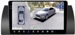 Магнитола для BMW X5 E53 2000-2007, 5 E39 1996-2003 (без штатного усилителя) - FarCar BX395/707M-360 монитор 9.5" 2K QLED на Android 13, Быстрая, CarPlay, 4G SIM-слот, 4 камеры в комплекте