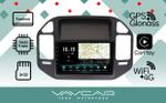 Магнитола для Mitsubishi Pajero 3, Montero 3 1999-2006 (рамка черная) - Vaycar VA47-1019 на Android 13, Быстрая, 4G SIM-слот