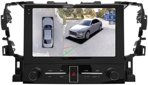 Магнитола для Toyota Alphard 30, Vellfire 2015-2023 (менее 10 динамиков, рамка с крутилками) - Teyes CC3-2K-360 монитор 10.36" 2K QLED на Android 10, 6Гб+128Гб, CarPlay, 4G SIM-слот, 4 камеры в комплекте