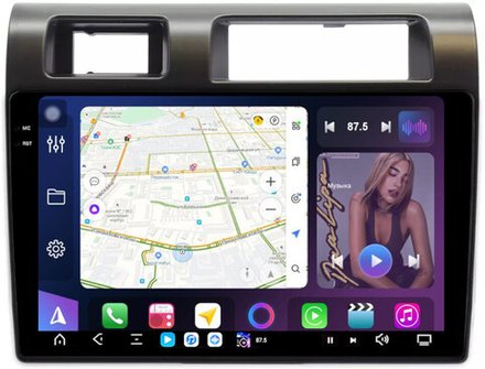 Магнитола для Toyota Land Cruiser 70 2007-2022 - FarCar XXL9-9607 монитор 9.5" 2K QLED на Android 14, TS20, 8+256Гб, CarPlay, 4G SIM-слот