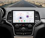 Магнитола для Jeep Grand Cherokee WK2 2013-2021 (взамен 8.4" экрана) - Kuberg EW-1076-2 QLed+2K 10.36" монитор на Android 12, Быстрая, CarPlay, 4G SIM-слот