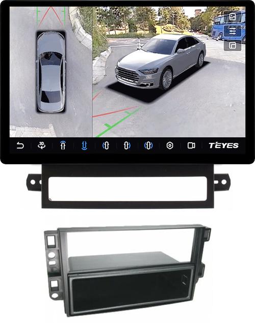 Магнитола для Chevrolet Captiva 2006-2011 (перенос БК вниз) - Teyes CC3-2K-360 монитор 13" 2K QLED на Android 10, 6Гб+128Гб, CarPlay, 4G SIM-слот, 4 камеры в комплекте