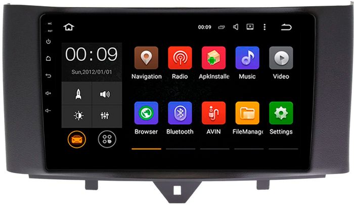 Магнитола для Smart ForTwo/ForFour 2012-2015 - Airok RX-2508 Android 13, ТОП процессор, 8/128, SIM-слот