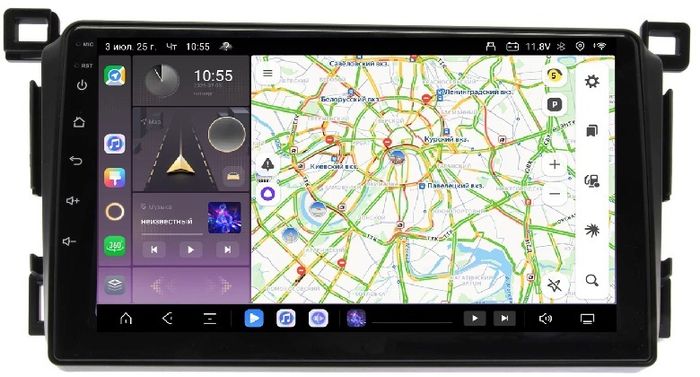 Магнитола для Toyota RAV4 XA40 2012-2019 - Kuberg QLed, Android 13, TS20, CarPlay, SIM-слот