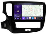 Магнитола для Mitsubishi Outlander 3 2019-2022 (прямоугольный климат) - Kuberg OL-1573 QLed, Android 12, TS10, CarPlay, 4G SIM-слот