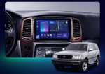 Магнитола для Toyota Land Cruiser 100, Lexus LX470 2002-2007 (климат на цветном экране) - FarCar S500-TS20 монитор 10.36" 2K QLED на Android 14, Быстрейшая, CarPlay, 4G SIM-слот