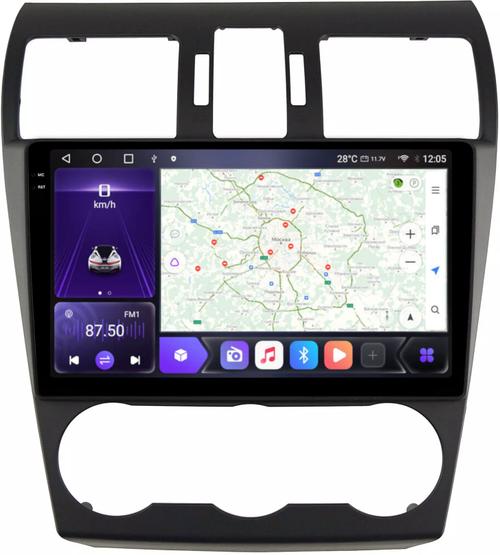 Магнитола для Subaru Forester, Impreza, XV 2012-2015 - Kuberg OL-9511-1 QLed+2K, Android 12, TS10, CarPlay, 4G SIM-слот