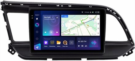 Магнитола для Hyundai Elantra 6 2018-2020 (без штатной КЗВ) - Teyes CC3-2K монитор 9.5" 2K QLED на Android 10, ТОП процессор, CarPlay, 4G SIM-слот
