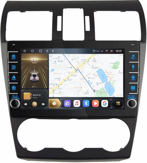 Магнитола для Subaru Forester, Impreza, XV 2012-2015 - Kuberg OL-9511-1 (кнопки и крутилки), Android 12, TS10, CarPlay, 4G SIM-слот
