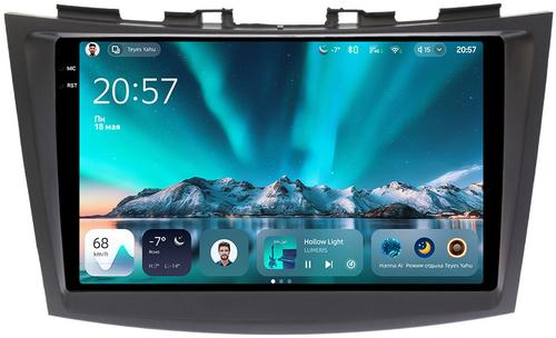 Магнитола для Suzuki Swift 4 2010-2015 - Teyes CC4 монитор 9.2" 2K QLED на Android 14, Snapdragon 680, DSP, CarPlay, 4G SIM-слот