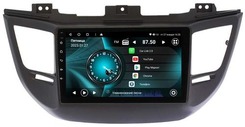 Магнитола для Hyundai Tucson 2016-2018 (рамка черная) - Vaycar VA23-0546 на Android 13, 8-ядер, 4G SIM-слот