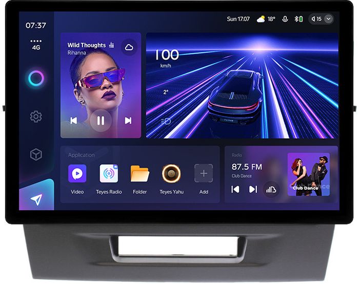 Магнитола для Suzuki Vitara 2014-2022 (штатная КЗВ) - Teyes CC3-2K монитор 13" 2K QLED, Android 10, Быстрая, 4G SIM-слот, CarPlay