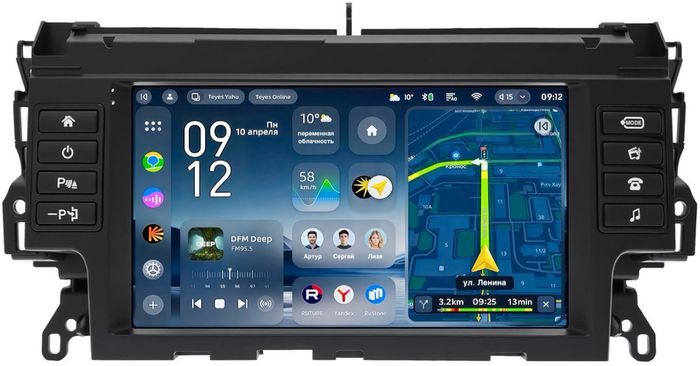 Магнитола для Land Rover Discovery Sport 2015-2019 (без CD - harman) - Teyes CC4-PRO монитор 9.5" 2K QLED на Android 13, Snapdragon 778G, ИИ, CarPlay, DSP, 4G SIM-слот