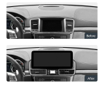 Магнитола для Mercedes-Benz ML (W166), GL (X166) 2011-2015 - Kuberg монитор 12.3" в стиле MERCEDES на Android 11, CarPlay, 4G SIM-слот