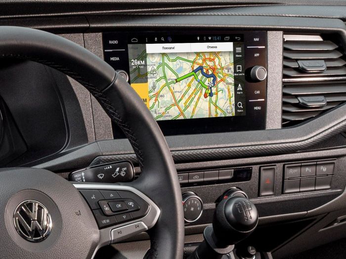 Навигационный блок для VolksWagen Multivan, Caravelle, Transporter 2020+ - Kuberg DZ-218 на Android 9.0, 2Гб-32Гб, 4G-SIM