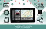 Магнитола для Lada Granta 2011-2018 (взамен ШГУ) - Vaycar VA33-1207-2K на Android 13, 8-ядер, 2K QLED, ТОП процессор, CarPlay, 4G SIM-слот