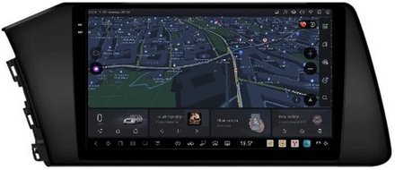 Магнитола для Hyundai Elantra 2021+ - Kuberg OL-9768 QLed+2K, Android 13, UIS7870 (DUDU7), CarPlay, SIM-слот