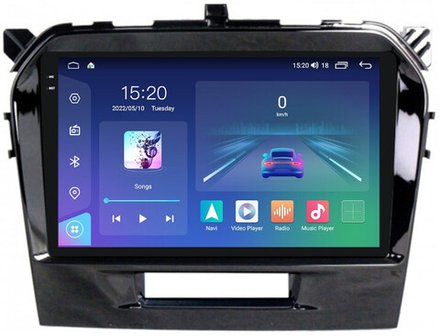 Магнитола для Suzuki Vitara 2015+ - Parafar PF996U2K на Android 13, QLED+2K, ТОП процессор, 8Гб+128Гб, CarPlay, 4G SIM-слот