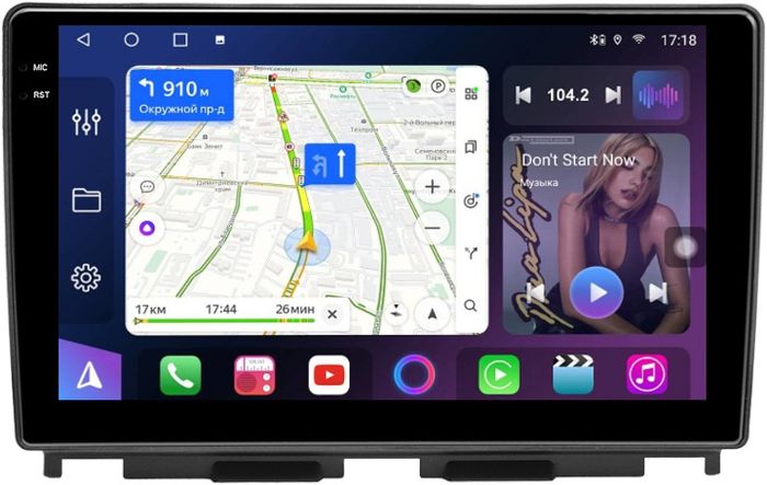 Магнитола для Lada Iskra 2025+ (штатная КЗВ) - FarCar S500-TS10 монитор 10.36" QLED на Android 14, Быстрая, CarPlay, 4G SIM-слот