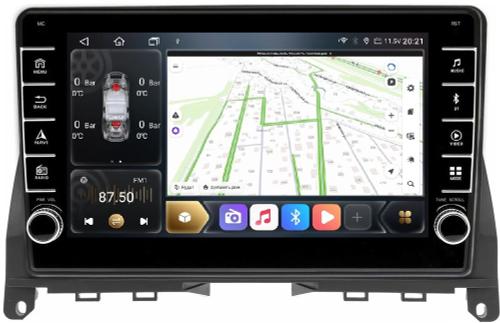 Магнитола для Mercedes-Benz C-класс W204 2007-2011 - Kuberg OL-9947 (кнопки и крутилки), Android 12, TS10, CarPlay, 4G SIM-слот