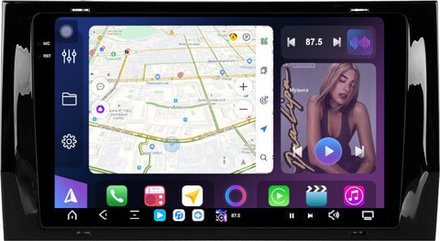 Магнитола для Skoda Kodiaq, Karoq (рамка 9) - FarCar XXL9-8184-9 монитор 9.5" 2K QLED на Android 14, TS20, 8+256Гб, CarPlay, 4G SIM-слот