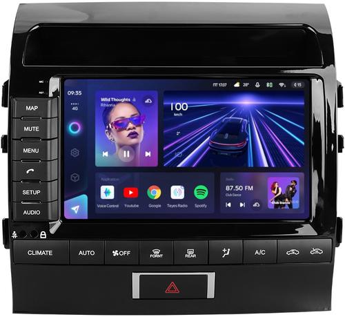Магнитола для Toyota Land Cruiser 200 2007-2009 (климат на ШГУ) - Teyes CC3L монитор 9" IPS на Android 10, 8-ядер, CarPlay, 4G SIM-слот