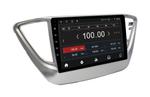 Магнитола для Hyundai Solaris 2 2017-2022, Solaris HS 2024+ - Kuberg OL-9710-NPQ QLed, Android 12, Быстрая, CarPlay, 4G SIM-слот