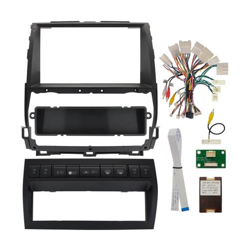 Комплект рамки с разъёмами 9" Lexus GX470, Prado 120 (любая комплектация) Тип 3 кнопки+отверстие снизу