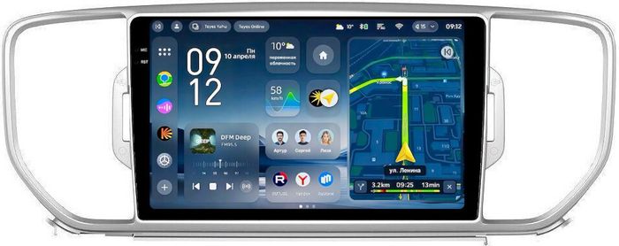 Магнитола для KIA Sportage 4 2016-2018 - Teyes CC4-PRO монитор 9.5" 2K QLED на Android 13, Быстрейшая, Snapdragon 778G, ИИ, CarPlay, DSP, 4G SIM-слот