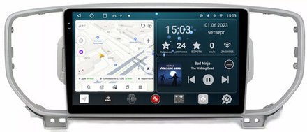 Магнитола для KIA Sportage 2016-2018 - RedPower 174 Android 10, QLED+2K, ТОП процессор, 6Гб+128Гб, CarPlay, SIM-слот