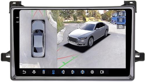 Магнитола для Toyota Prius 50, PHV 2015-2018 - FarCar BX9-360-9528 монитор 9.5" 2K QLED на Android 13, 6Гб+128Гб, CarPlay, 4G SIM-слот, 4 камеры в комплекте