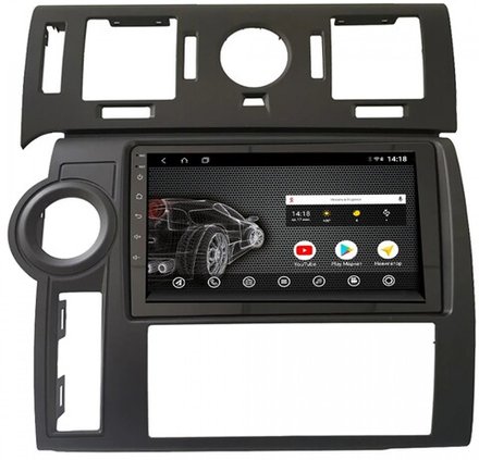 Магнитола для Hummer H2 2002-2009 (рамка черная) - AK467R9-MTK Android 10, 8-ядер, 2Гб-32Гб