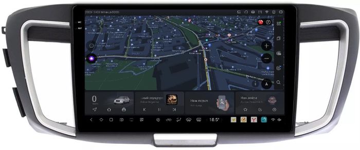 Магнитола для Honda Accord 9 2013-2015 (CR2) - Kuberg OL-1642 QLed+2K, Android 13, UIS7870 (DUDU7), CarPlay, SIM-слот