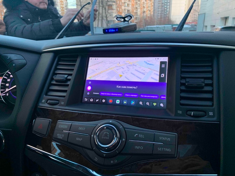 Магнитола для Nissan Patrol Y62, Infiniti QX56/QX80 2010-2019 (поддержка Bose, 360 и мониторов, рамка 9") - Kuberg EW-9222 QLed+2K, Android 12, ТОП процессор, CarPlay, 4G SIM-слот