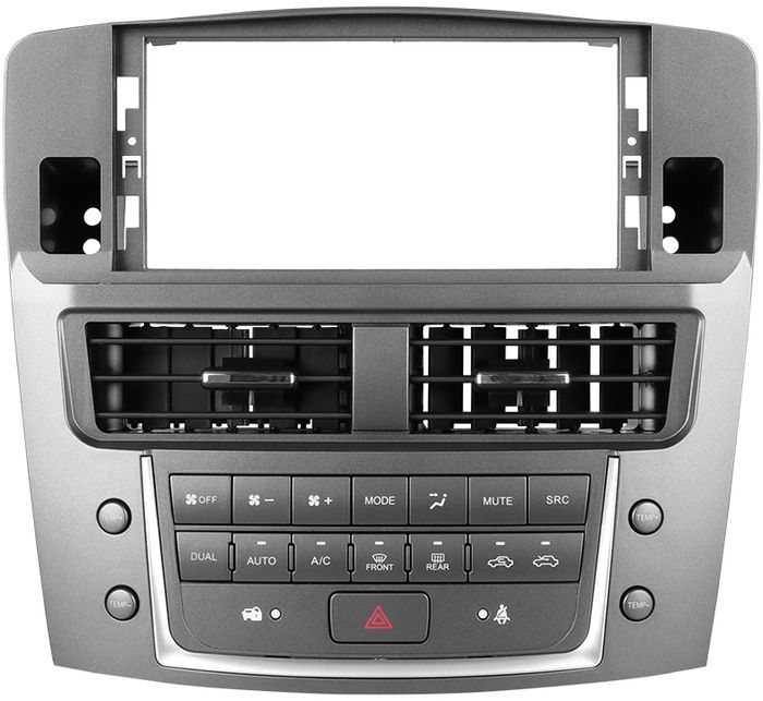 Магнитола для Lexus IS250 XE20 2005-2013 (ШГУ монохром, рамка LUX) - Teyes LUX ONE 360 монитор 12.3" 2K QLED на Android 10, 6/128Гб, CarPlay, 4G SIM-слот, 4 камеры в комплекте