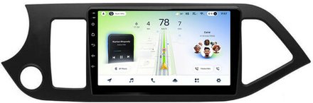 Магнитола для KIA Picanto 2 2011-2017 - Teyes CC4L монитор 9" IPS на Android 14, Snapdragon 662, CarPlay, 4G SIM-слот