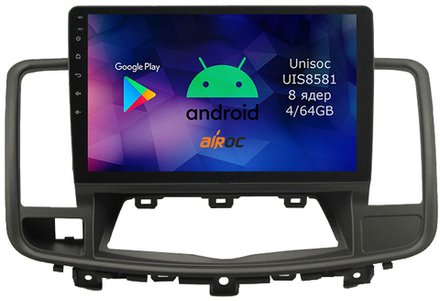 Магнитола для Nissan Teana 2008-2013 (монохром экран) - Airok RM-1205 Android 12, 8-ядер, 4/64Гб, SIM-слот