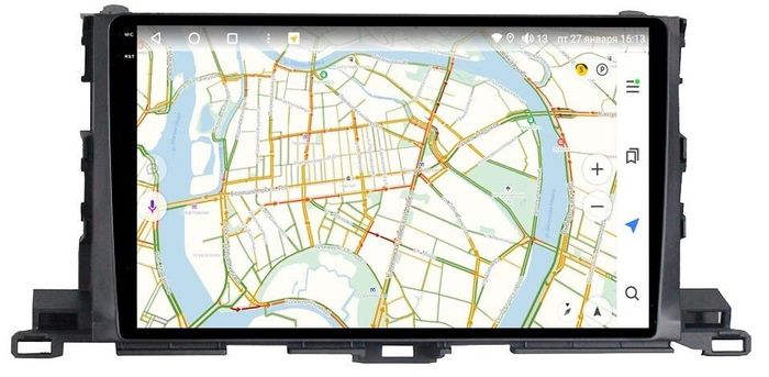 Магнитола для Toyota Highlander 2013-2020 - Vaycar VA77-0467-2K на Android 13, 8-ядер, 2K QLED, ТОП процессор, CarPlay,4G SIM-слот