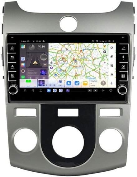 Магнитола для KIA Cerato 2 2008-2013 (кондиционер) - Kuberg OL-9736-M (кнопки и крутилки) Android 13, TS20, 6+128Гб, CarPlay, 4G SIM-слот