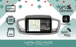 Магнитола для KIA Sorento Prime UM 2015-2020 (рамка большая) - Vaycar VA27-0442-2K на Android 13, 8-ядер, 2K QLED, ТОП процессор, CarPlay, 4G SIM-слот