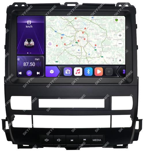 Магнитола для Toyota Land Cruiser Prado 120, Lexus GX470 (экран климата внизу) - Kuberg SF-9696-1 Android 10, 8-ядер, 4G SIM-слот