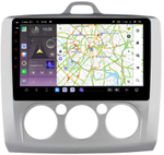 Магнитола для Ford Focus II 2004-2011 (кондиционер) - Kuberg OL-9201-M QLed, Android 13, TS20, CarPlay, SIM-слот