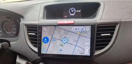 Магнитола для Honda CR-V 4 2012-2016 (маленькая рамка 9) - Teyes CC3 на Android 10, QLED, ТОП процессор, 4Гб+32Гб, CarPlay, 4G SIM-слот