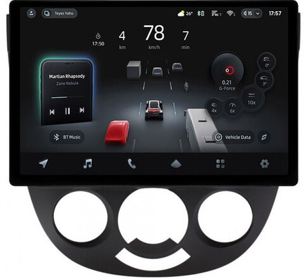 Магнитола для Chevrolet Lacetti хэтчбек (кондиционер) - Teyes CC4-PRO монитор 13" 2K QLED на Android 13, Snapdragon 778G, ИИ, CarPlay, DSP, 4G SIM-слот